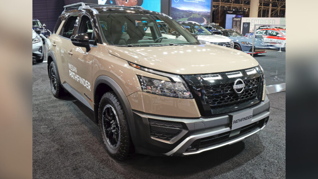Nissan Pathfinder Rock Creek at the 2024 Canadian International Auto Show in Toronto