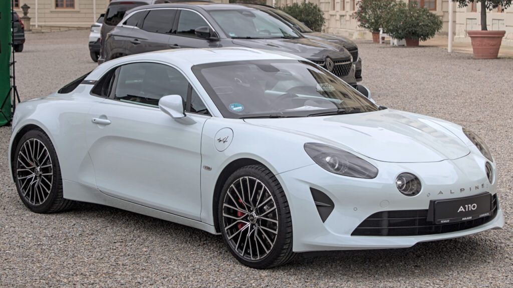 Alpine A110 at Automesse Ludwigsburg 2024