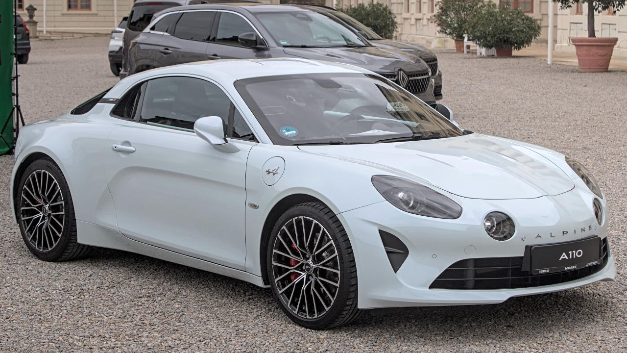 Alpine A110 at Automesse Ludwigsburg 2024