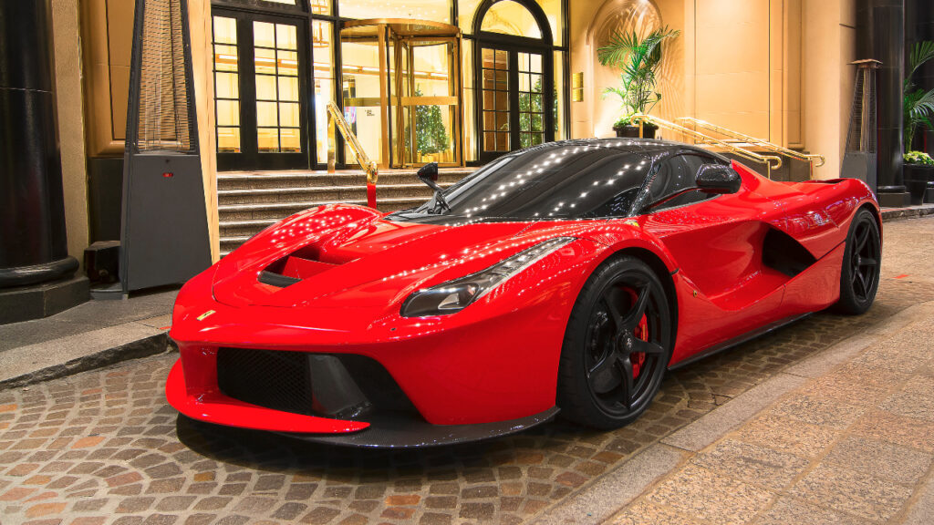 Ferrari LaFerrari at the Beverly Wilshire