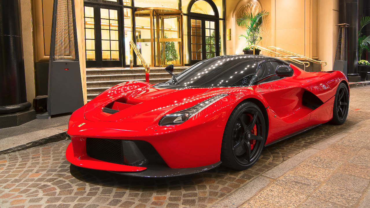 Ferrari LaFerrari at the Beverly Wilshire