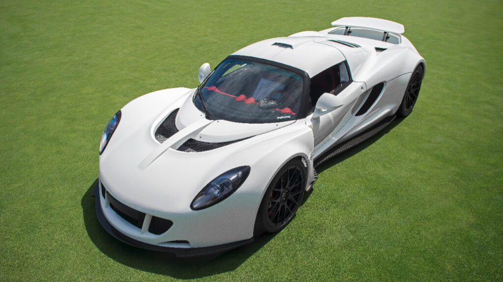 Hennessey Venom GT in Pebble Beach during Monterey Car Week 2014.