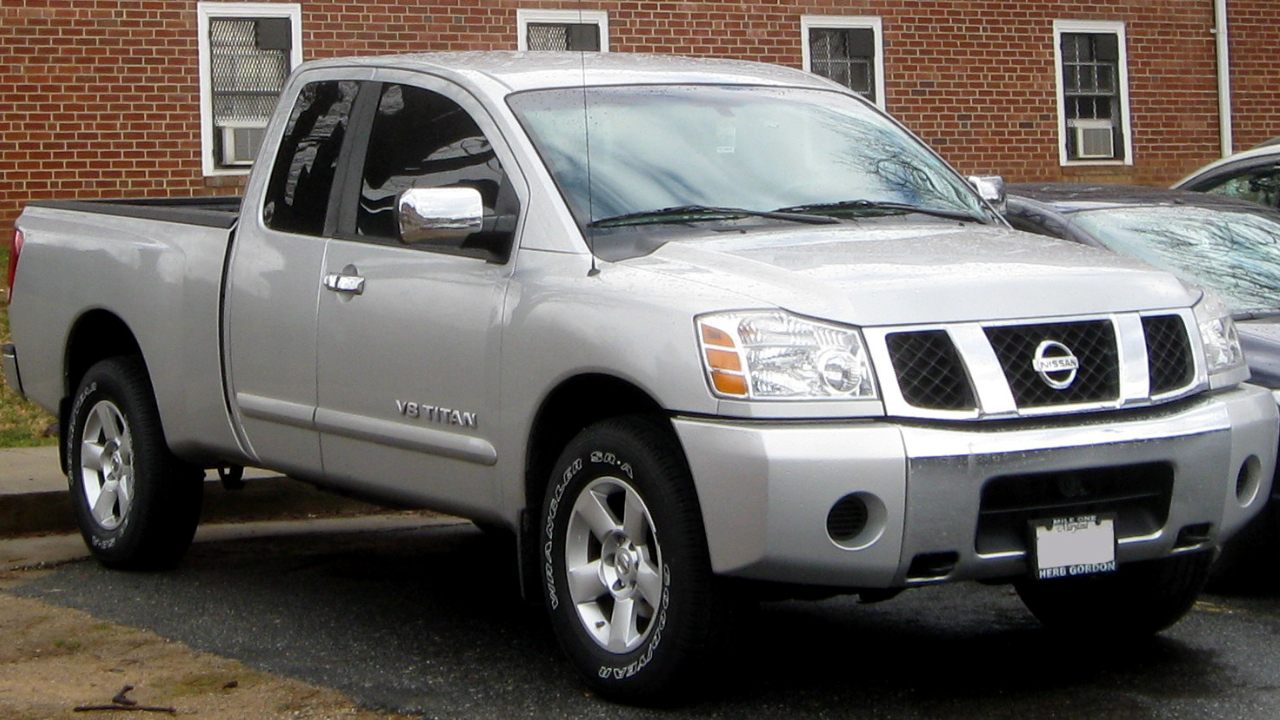 2004-2007 Nissan Titan photographed in College Park, Maryland, USA.