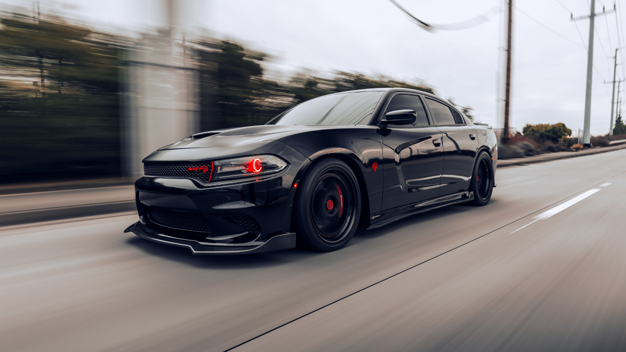 Black Dodge Hellcat SRT