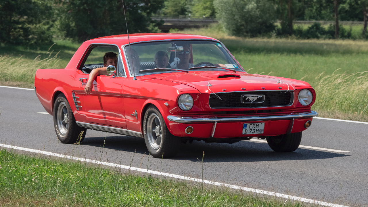 Ford Mustang at the Oldtimer Meeting Ebern
