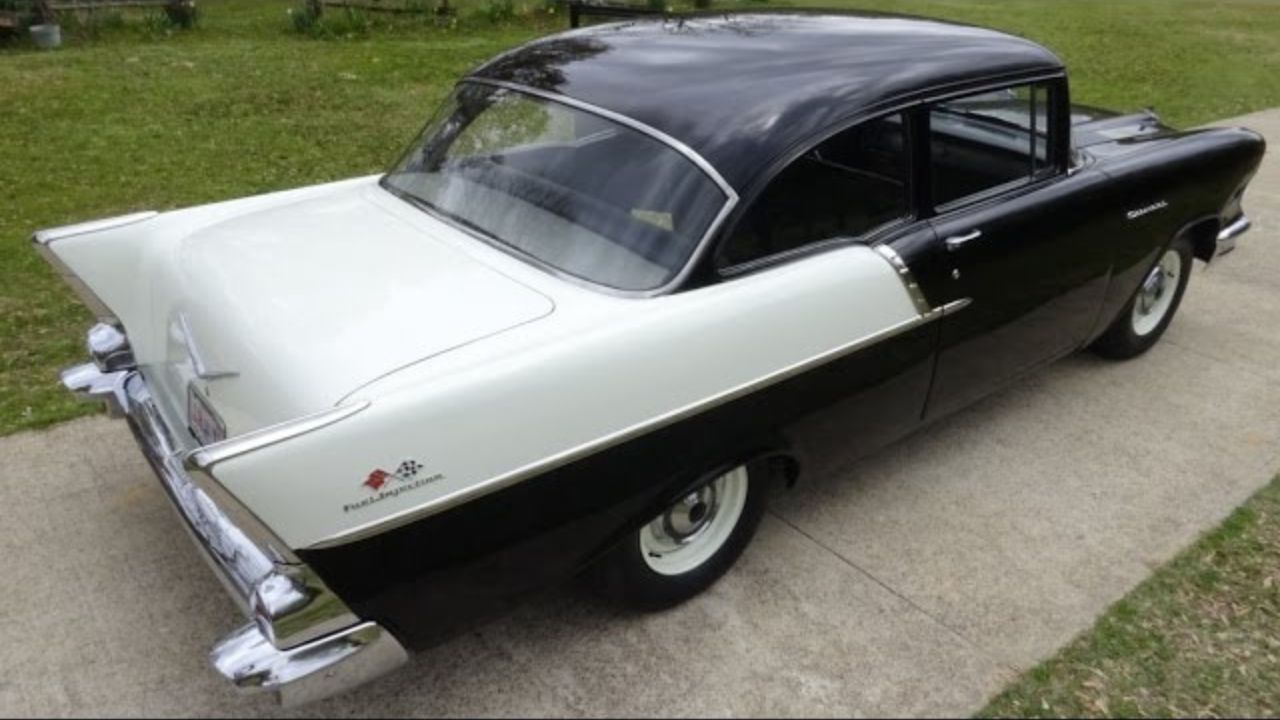 1957 Chevrolet 150 Black Widow Sedan NASCAR tribute