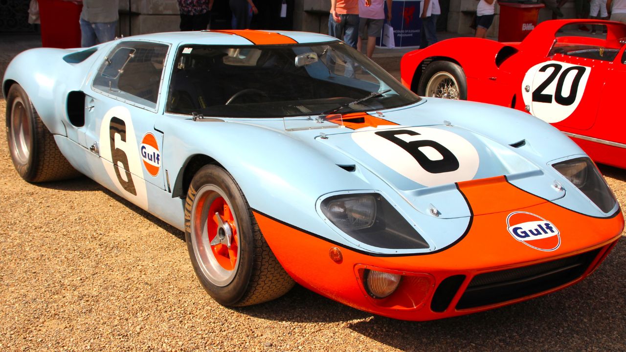 A 1968 Ford GT40 taken at Hampton Court Concours 2023