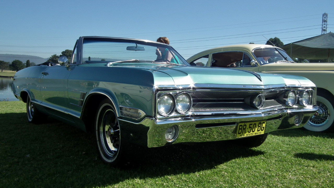 1965 Buick Wildcat convertible. Taken at the 2013 General Motors Display Day, held in the grounds of Penrith Panthers Club, Penrith NSW.