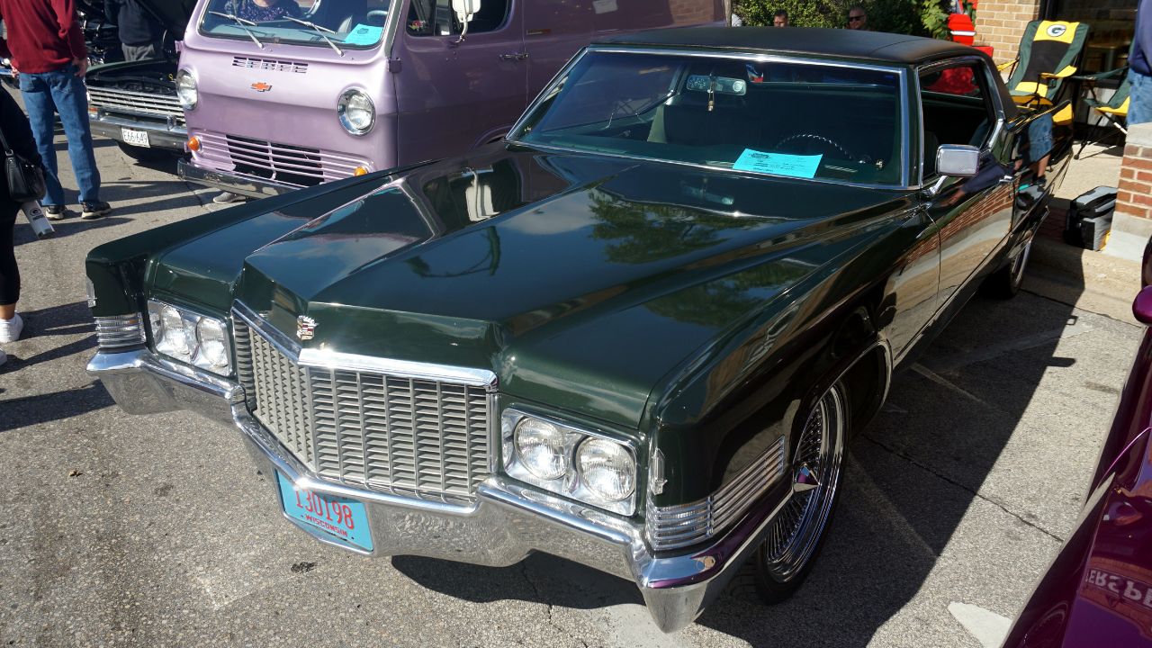 A 1970 Cadillac Coupe DeVille on display at the 2022 Downtown West Allis Classic Car Show in West Allis, Wisconsin (United States).

