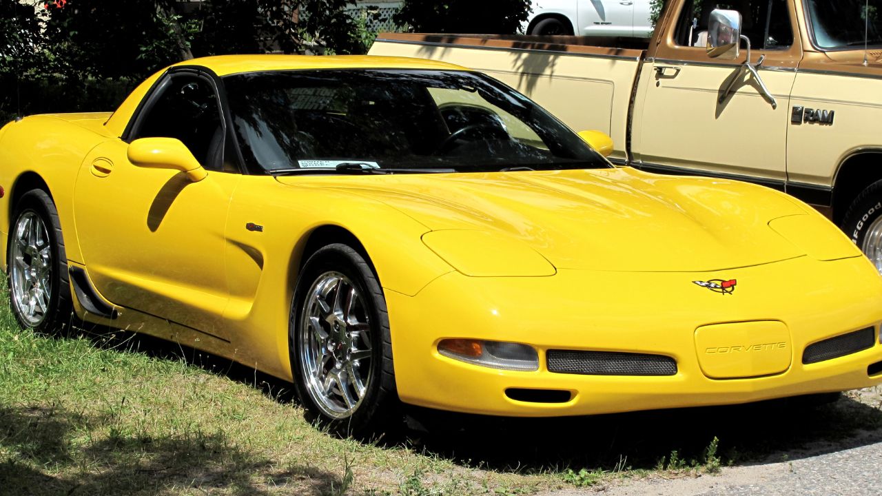 2001 Chevrolet Corvette Z06 photographed in Hilton Beach, Ontario, Canada