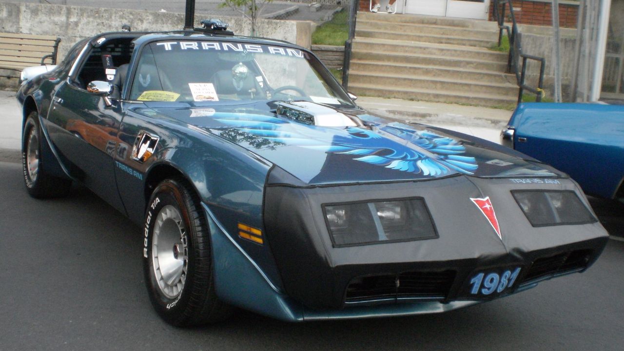 1981 Pontiac Trans Am photographed in Ste. Anne De Bellevue, Quebec, Canada at Crusin' At The Boardwalk 2011.