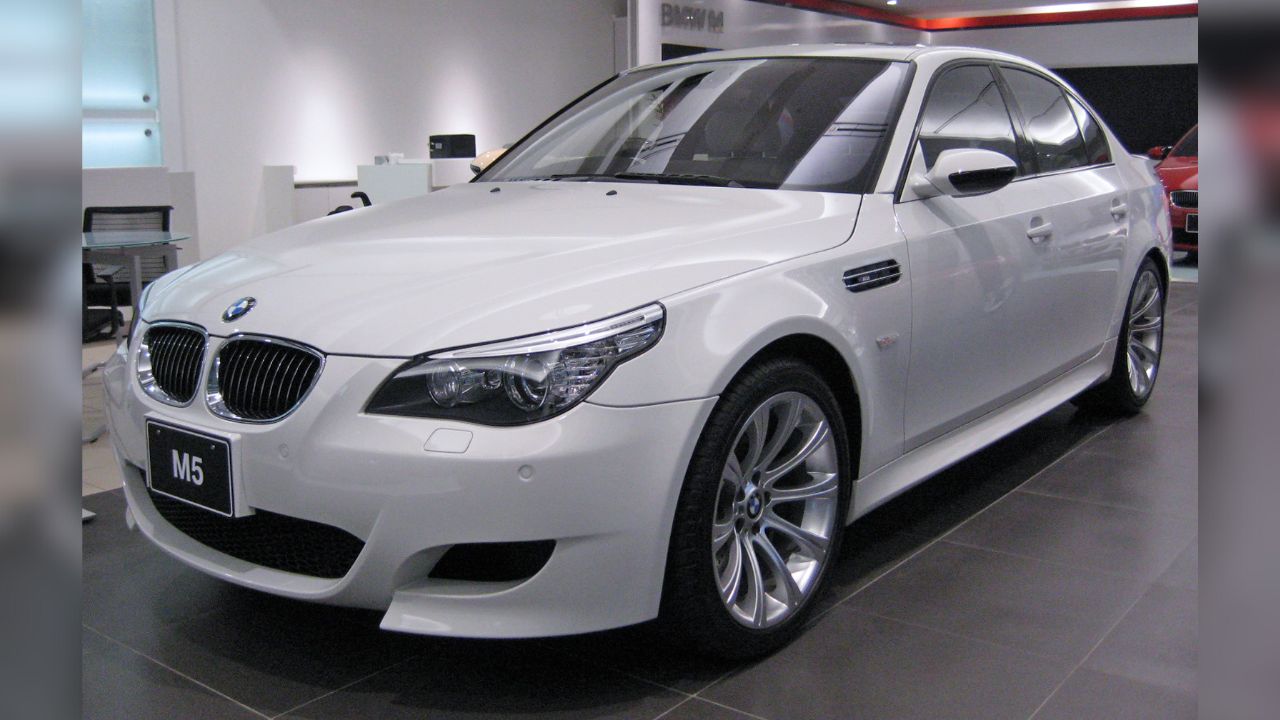 BMW E60 M5 Sedan photographed in BMW M Paddock (Minato, Tokyo)