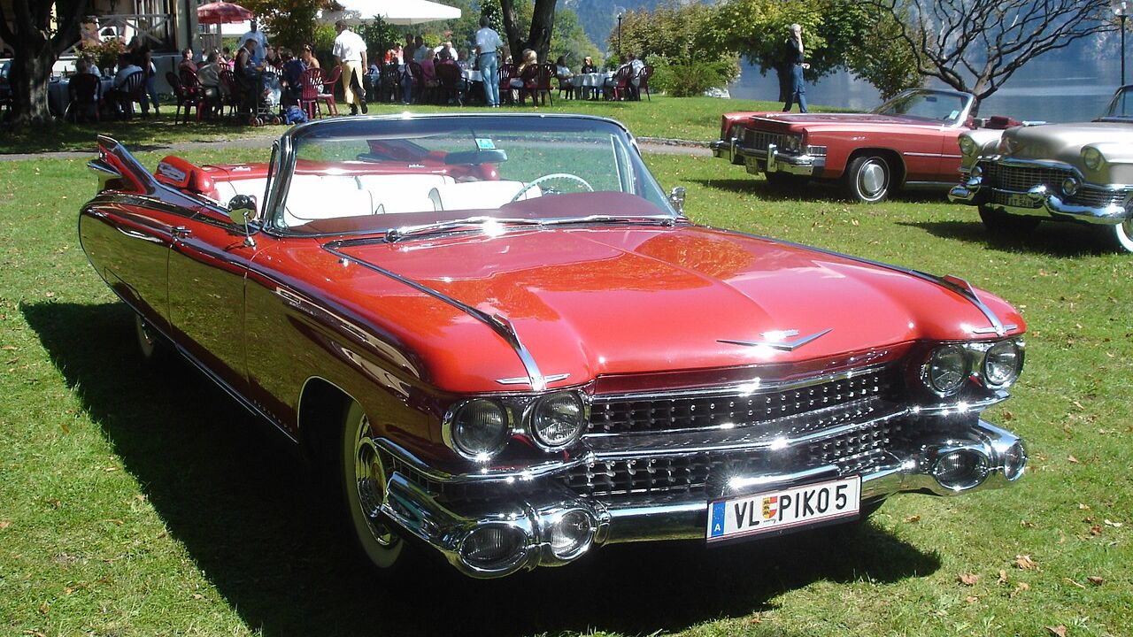 Cadillac Eldorado 1959 red