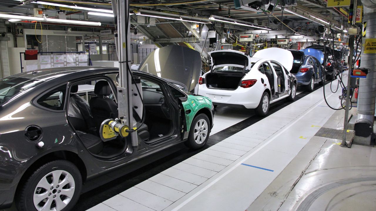 Car factory assembly line