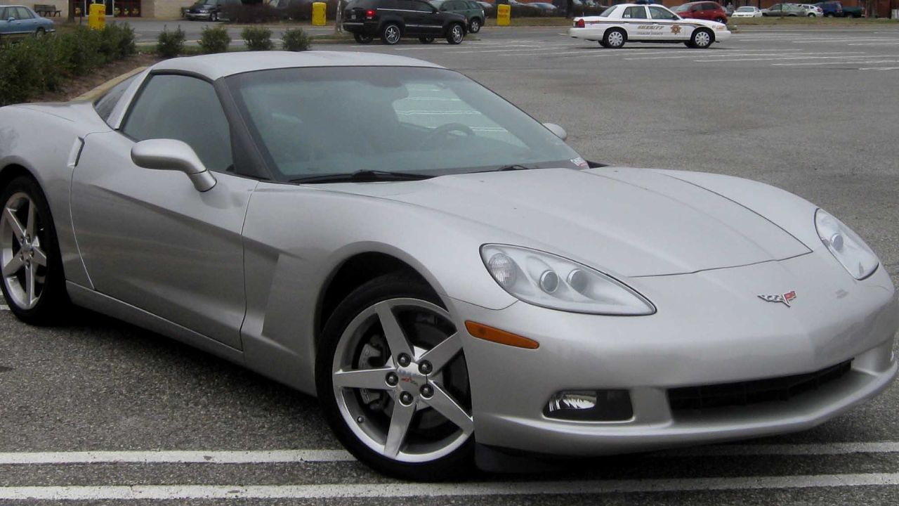 2005-2009 Chevrolet Corvette photographed in Waldorf, Maryland, USA