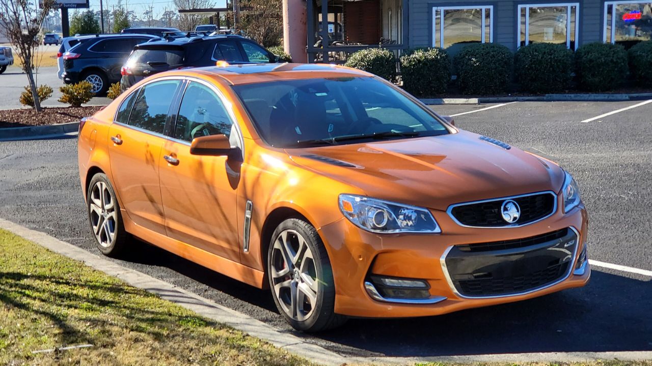A Chevrolet SS (rebadged to look like a Holden Commodore (VF)) photographed in Myrtle Beach, South Carolina, United States.