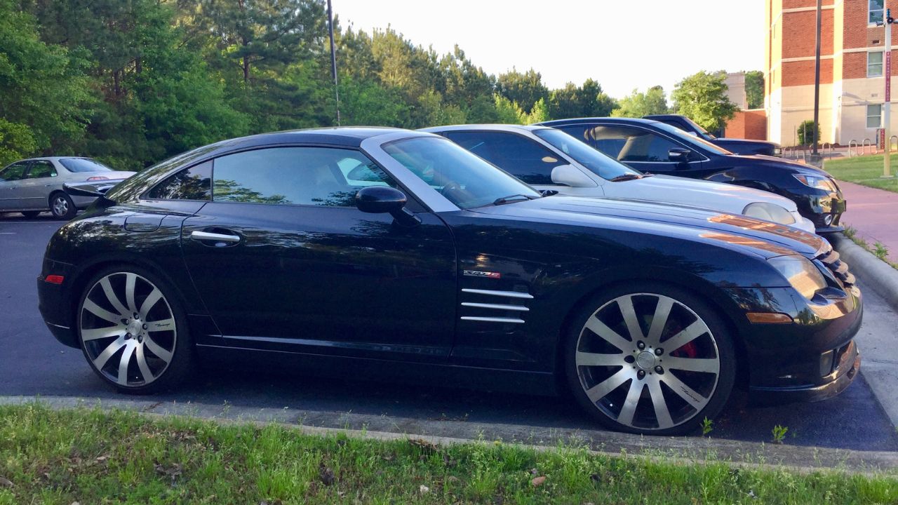 Chrysler Crossfire SRT-6 fastback coupe finished in black