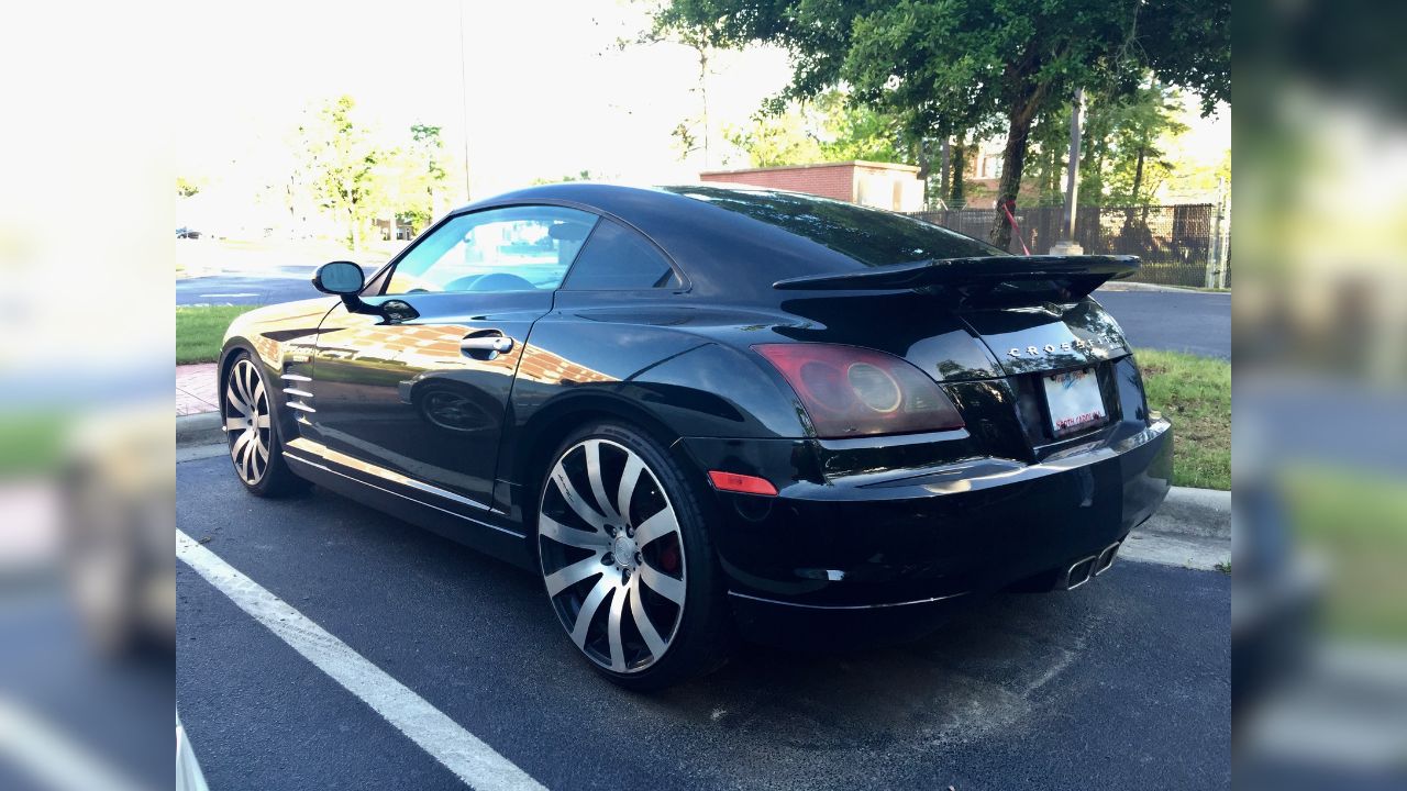 Chrysler Crossfire SRT-6 fastback coupe finished in black