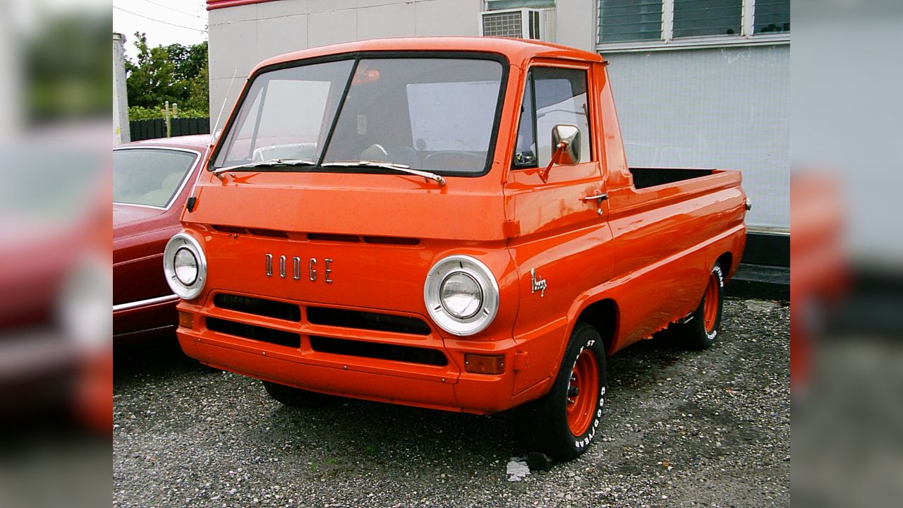 Dodge A 100 pickup truck. Mid-1960s vehicle based on the van series