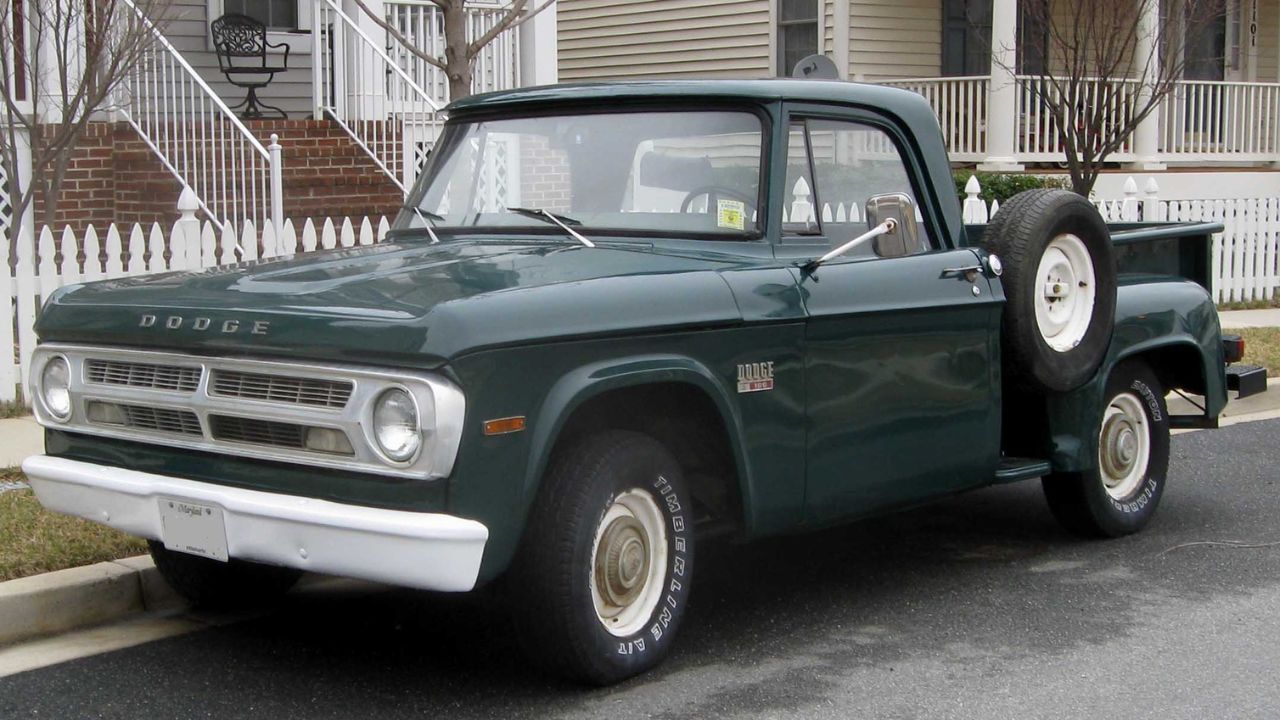 Dodge D100 photographed in Rockville, Maryland, USA.