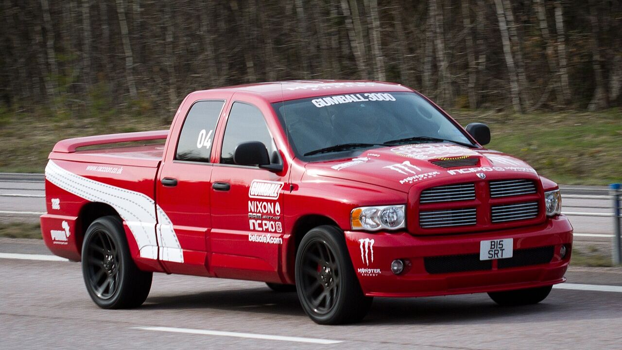 Gumball 3000 Dodge Ram Tony Hawks car