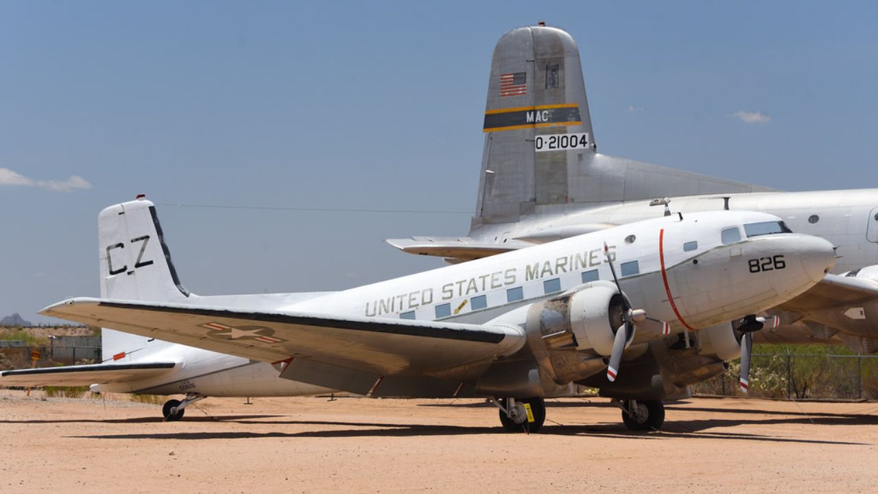Douglas R4D-8  C-117D 50826 at Pima
