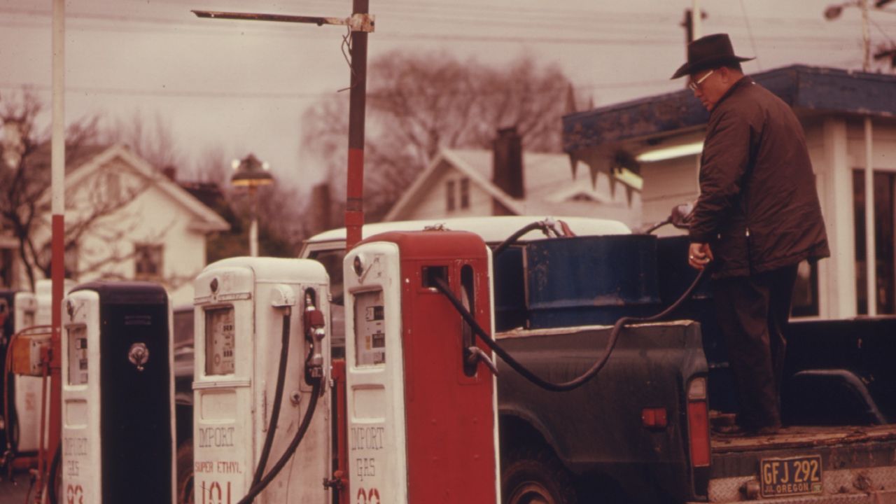 IMPORTED GASOLINE WAS AVAILABLE IN OREGON DURING THE FUEL CRISIS OF 1973-74 AT DOUBLE THE COST OF THE DOMESTIC FUEL
