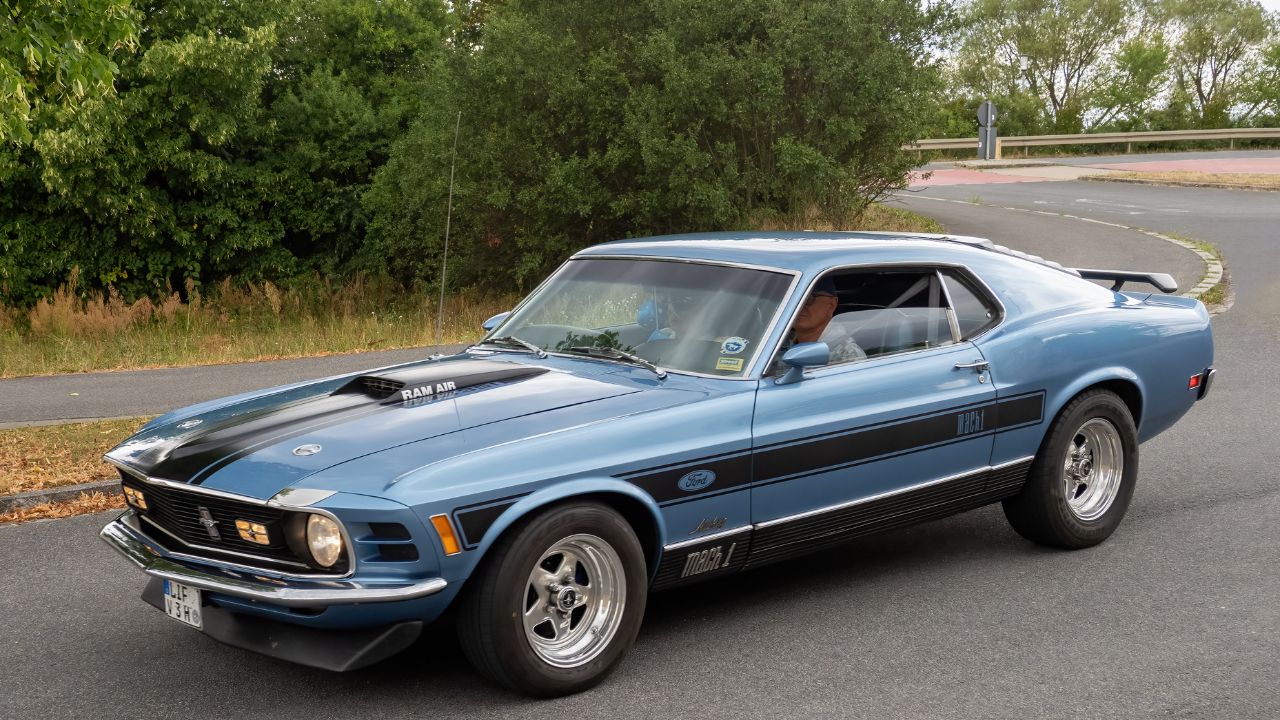 Ford Mustang Mach 1 (1969-1970) at the 4th Cars & Rhythm Hirschaid 2022