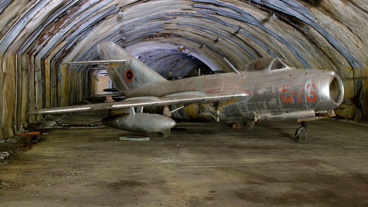 Former Albanian Air Force F-2 at Kuçovë Aerodrome