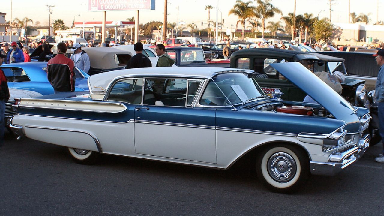 1957 Mercury Turnpike Cruiser Opened Car Bonnet 