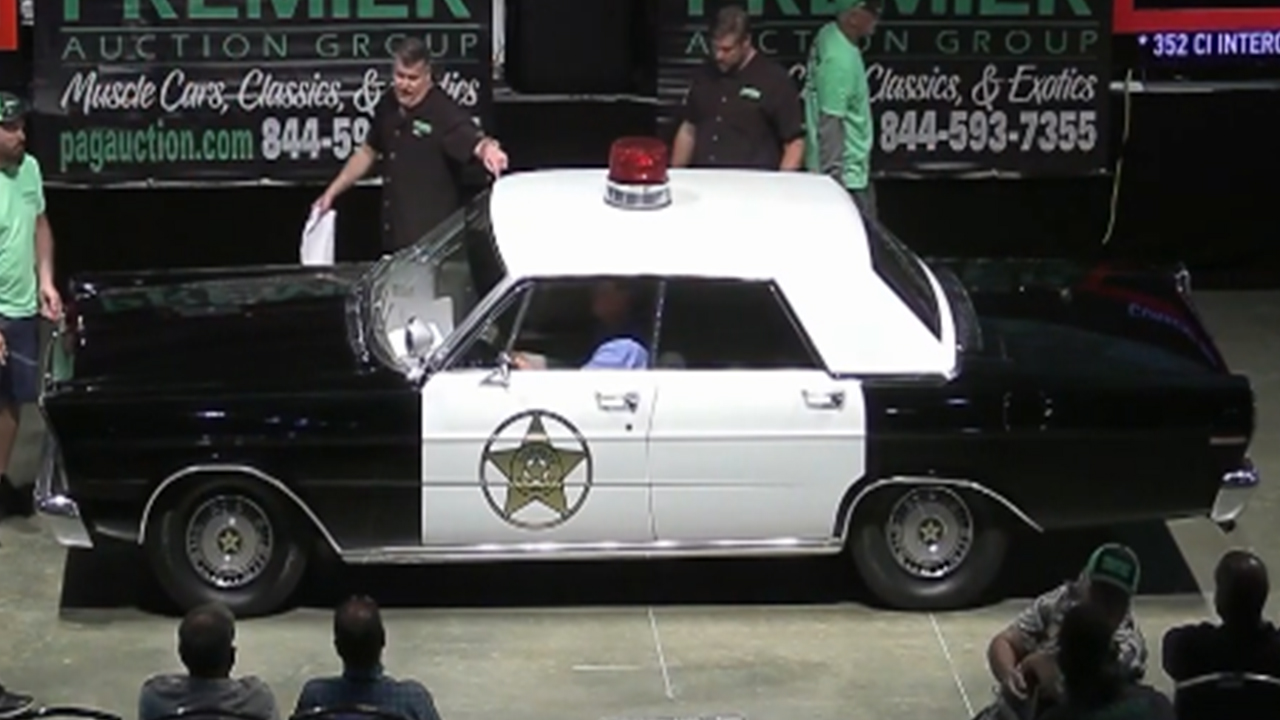 1965 Ford Custom 500 Police Interceptor Black 1280 x 720