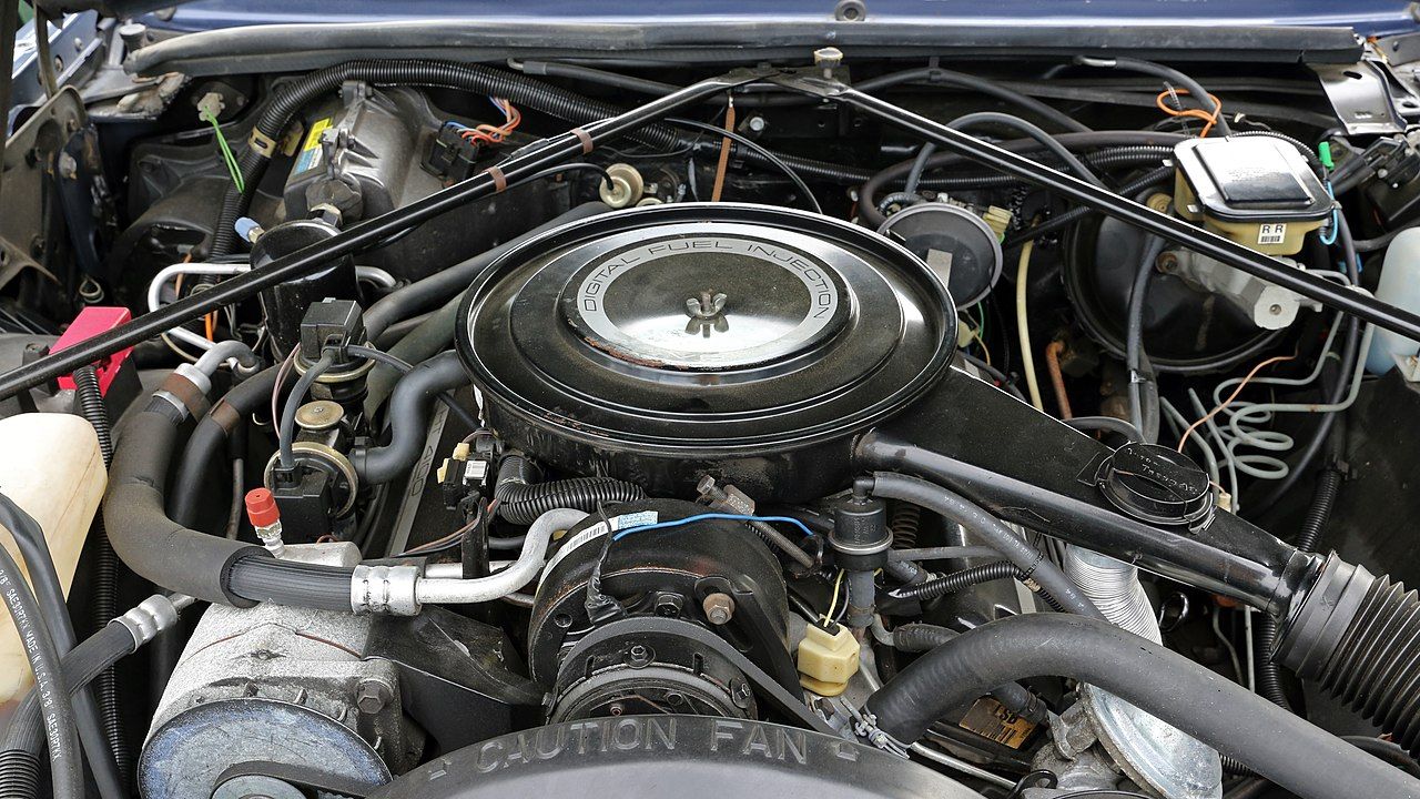Cadillac 4100 V8 engine in Eldorado