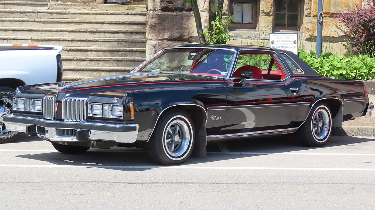 What years did Pontiac sell the Grand Prix SJ 455? (and current values)