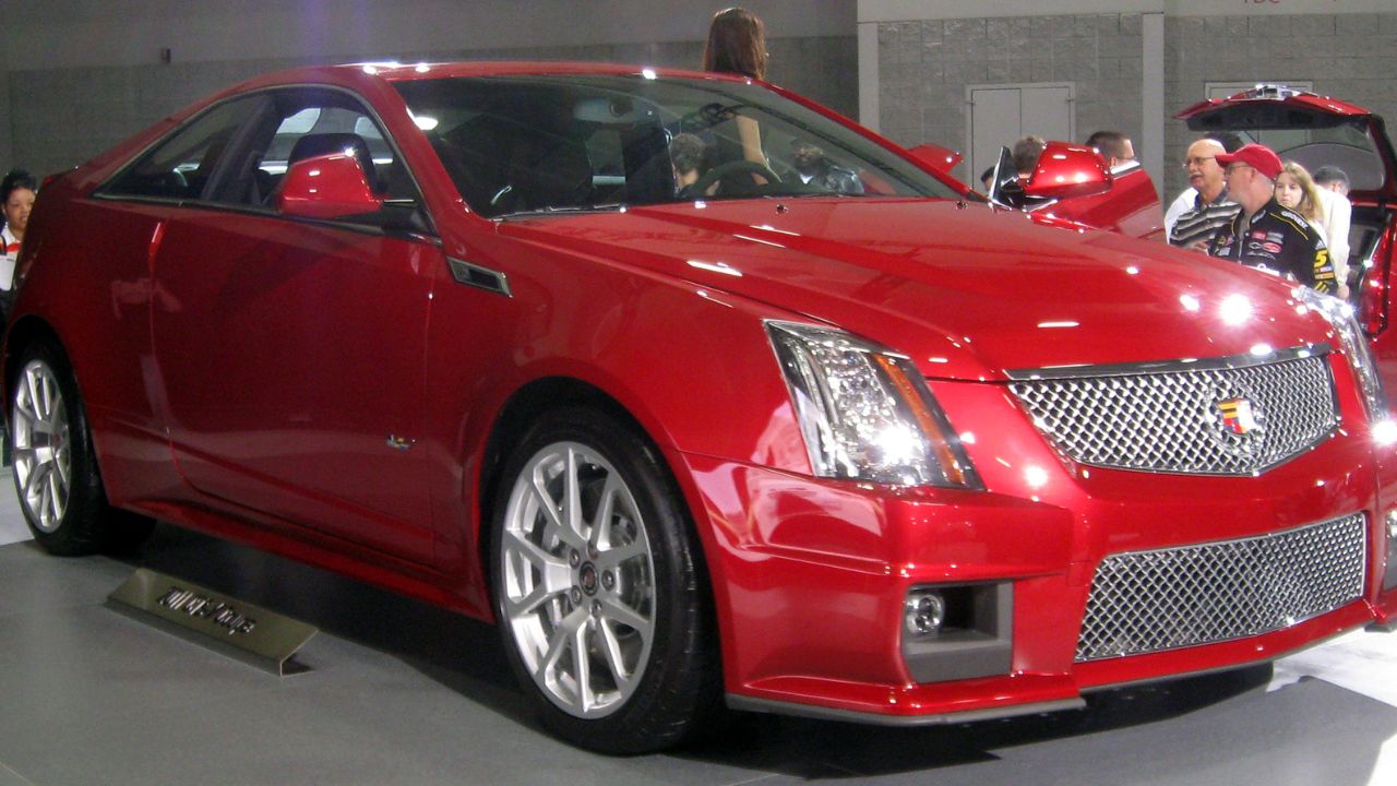 2011 Cadillac CTS-V photographed at the 2011 Washington (D.C.) Auto Show.