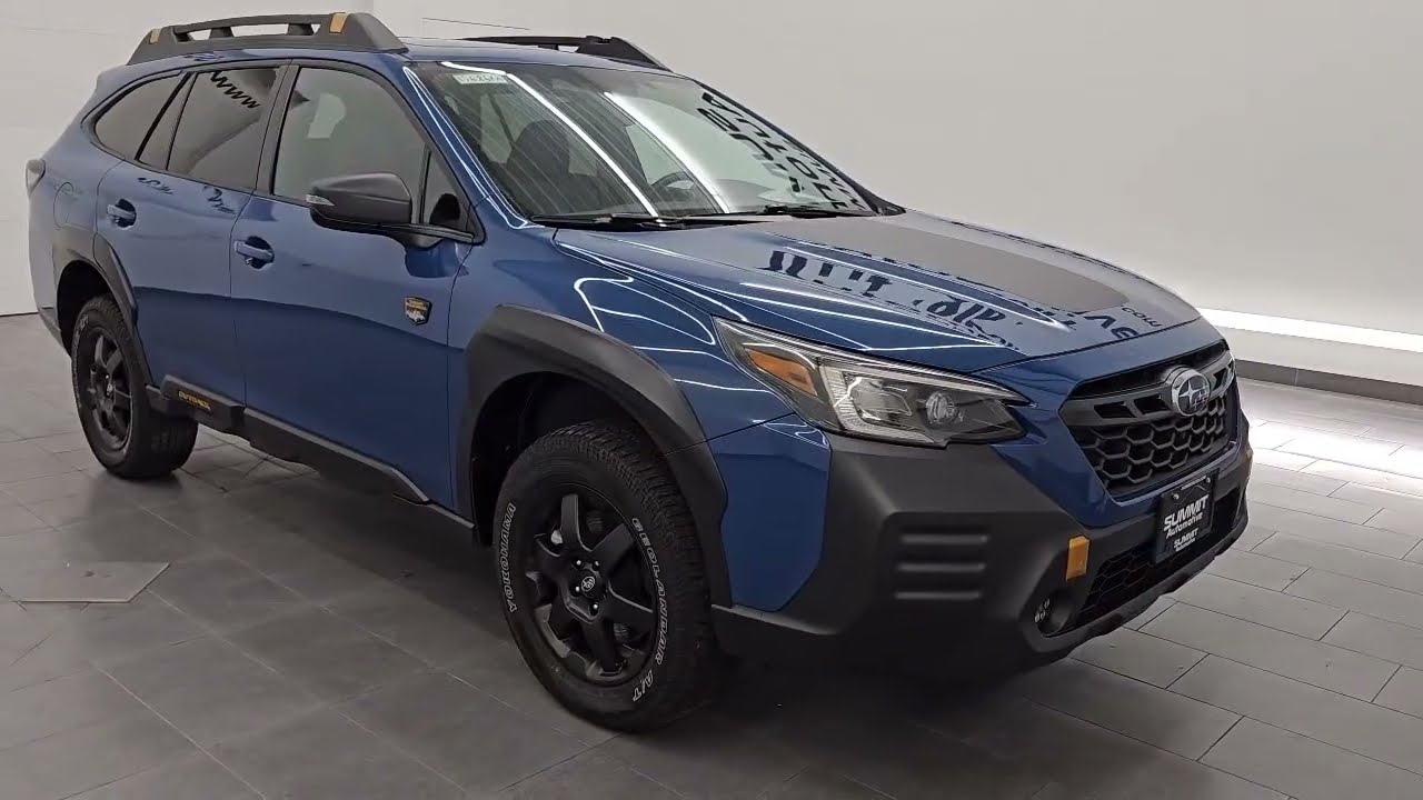 2023 Subaru Outback Wilderness Geyser Blue Used. walk around for sale in Fond Du Lac, Wisconsin,