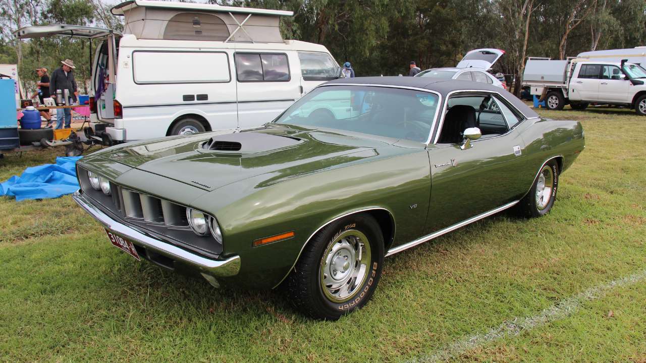 A Plymouth Hemi 'Cuda convertible