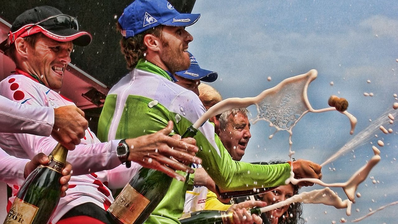 How champagne showers became racing’s wild ritual