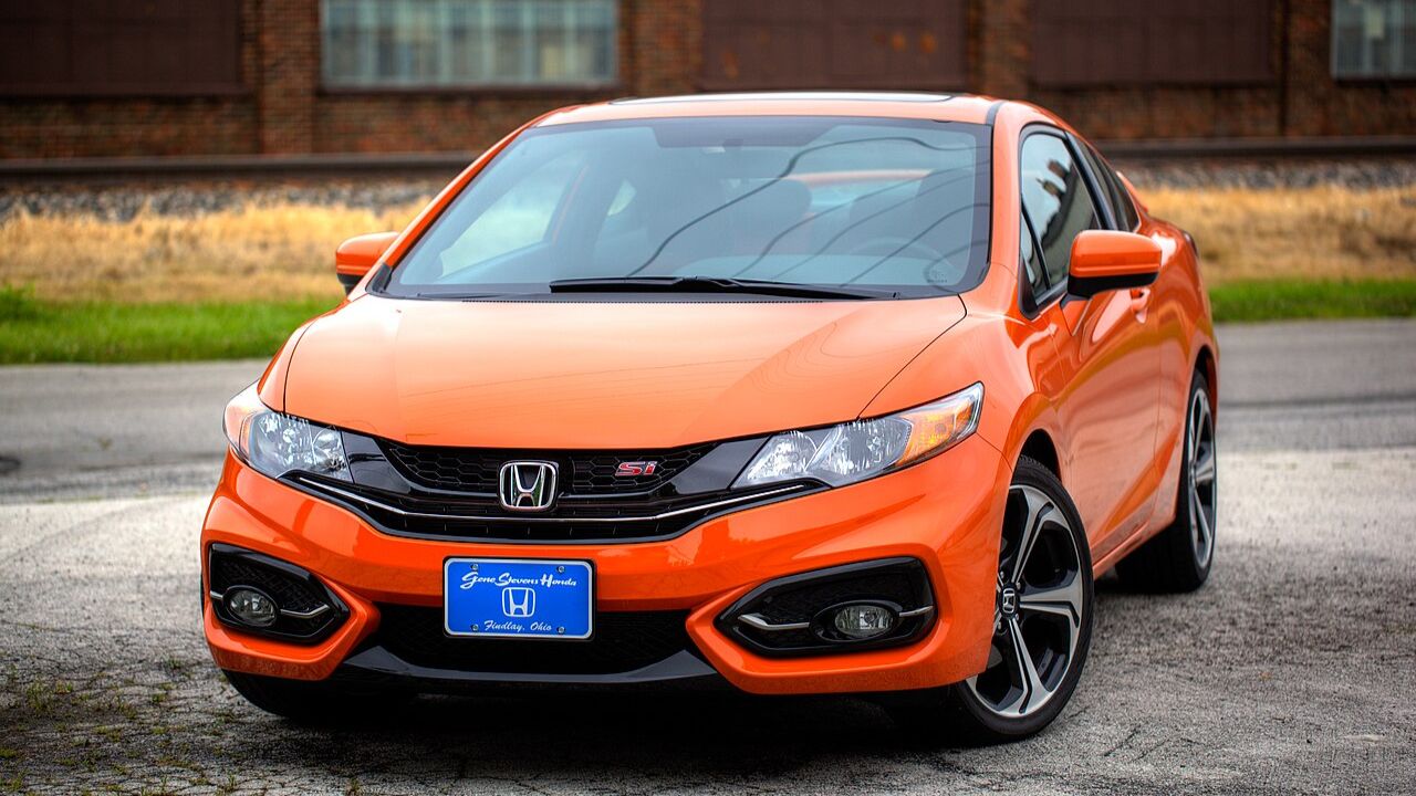 2015 Honda Civic Si Coupe Orange