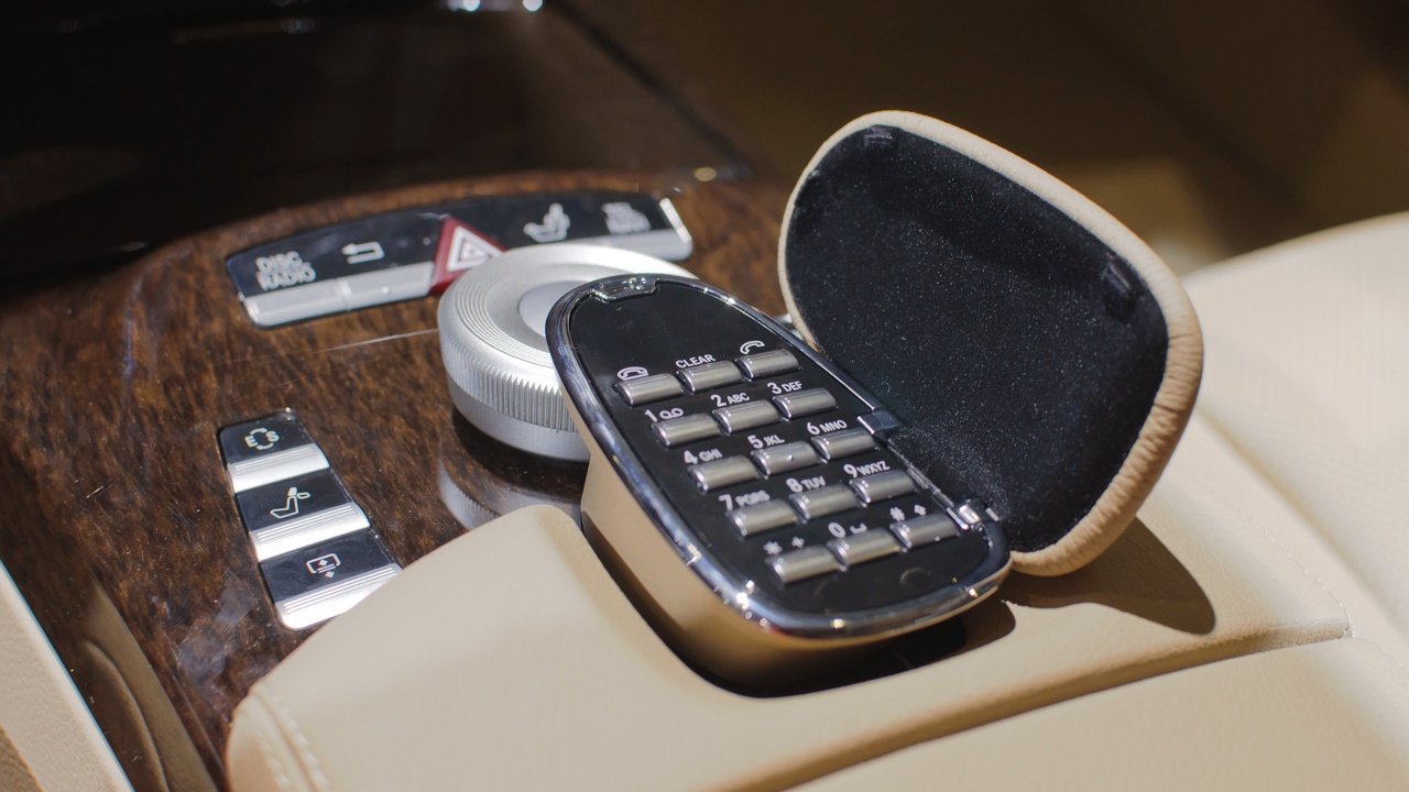 1970s Mercedes-Benz S-Class interior
