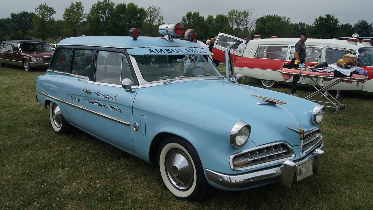 1954 Studebaker Commander Conestoga Ambulet Ambulance