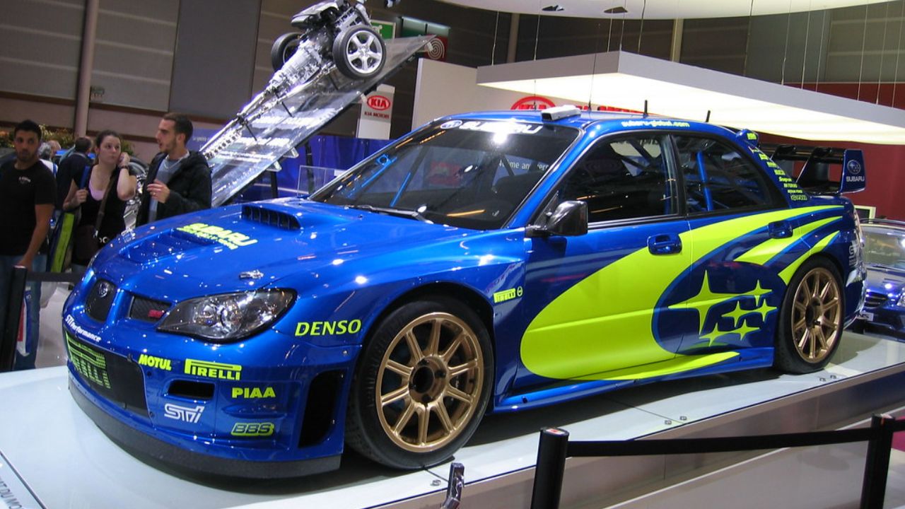 Subaru WRX STI rally car