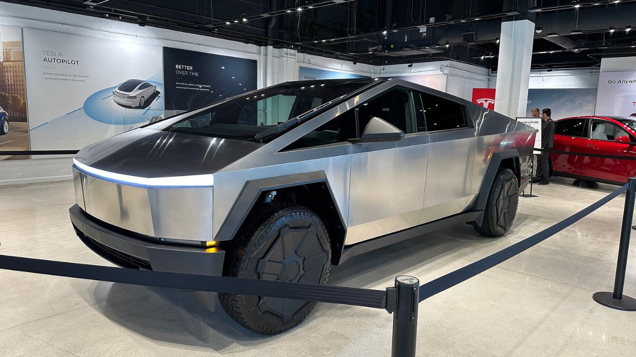 Tesla cuts Cybertruck price with cheaper base model