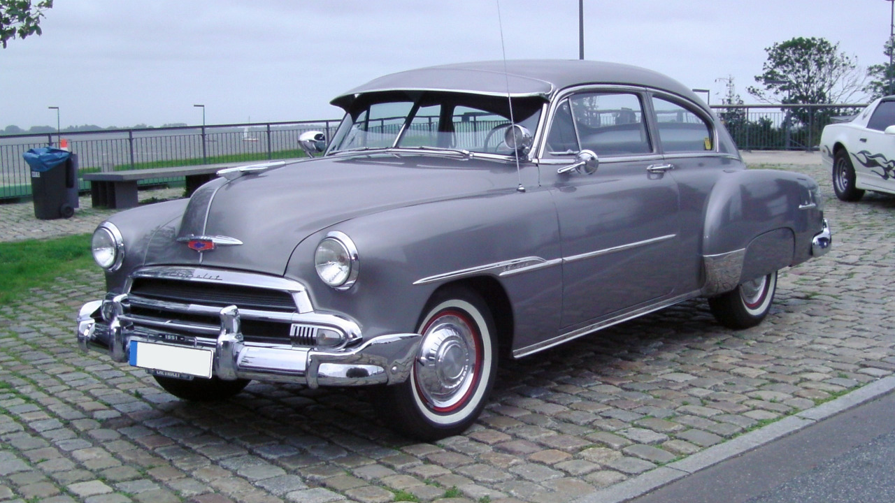This 1951 Chevy Fleetline was built like a rolling brick