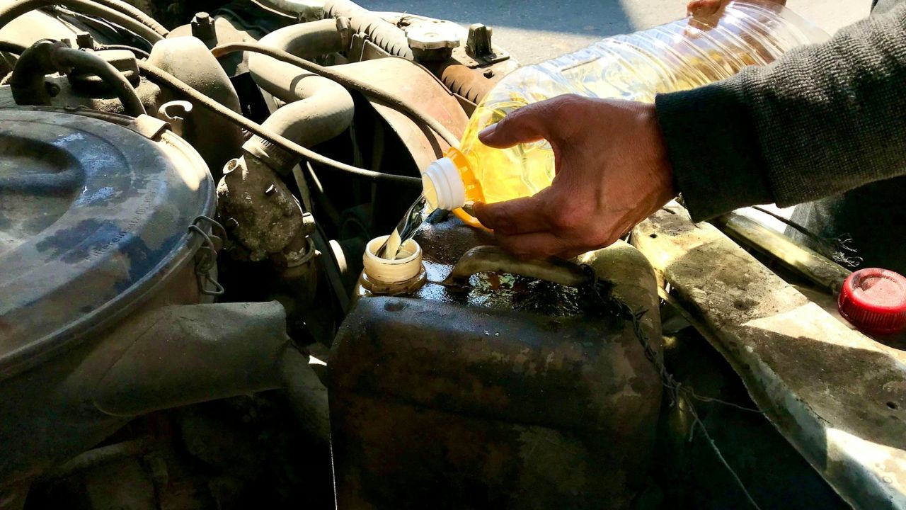 Adding Fuel in Car