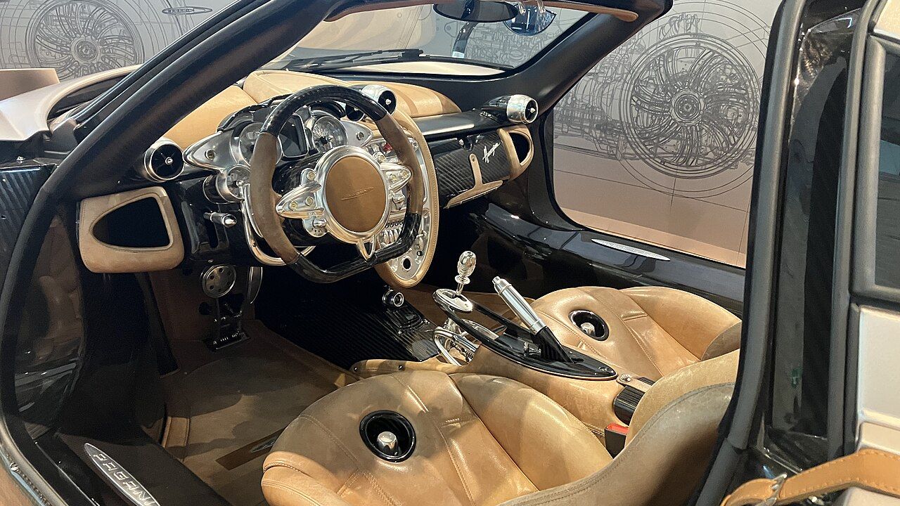 Pagani Huyara cockpit-inspired interiors