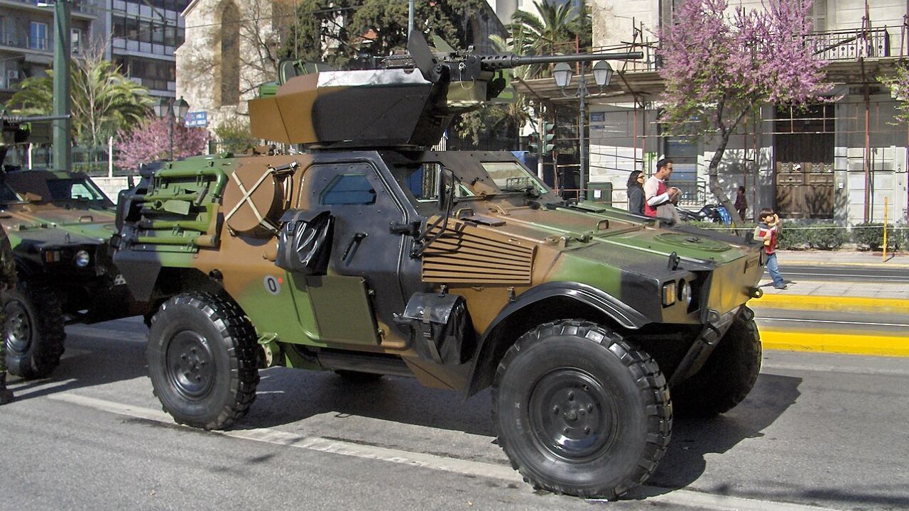 amphibious military vehicle
