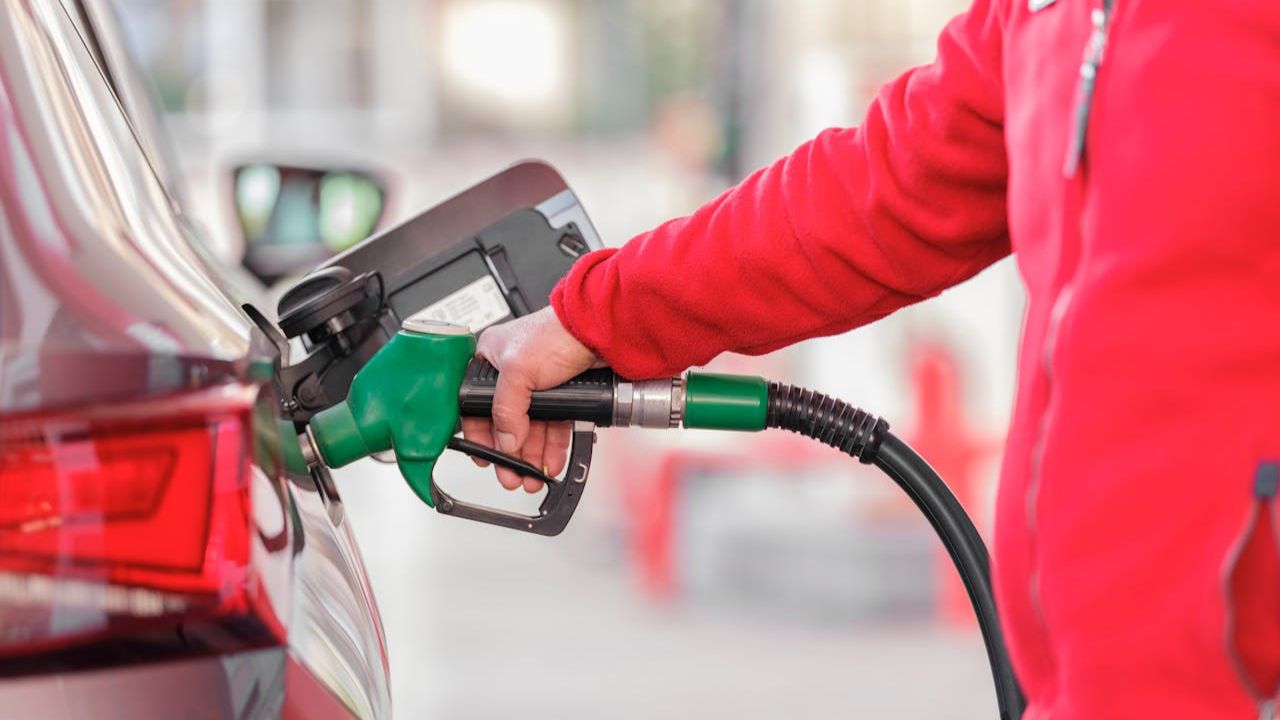 Person filling fuel
