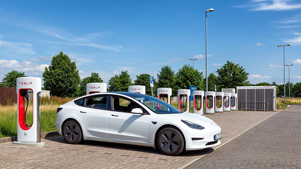 Tesla's Supercharger stations
