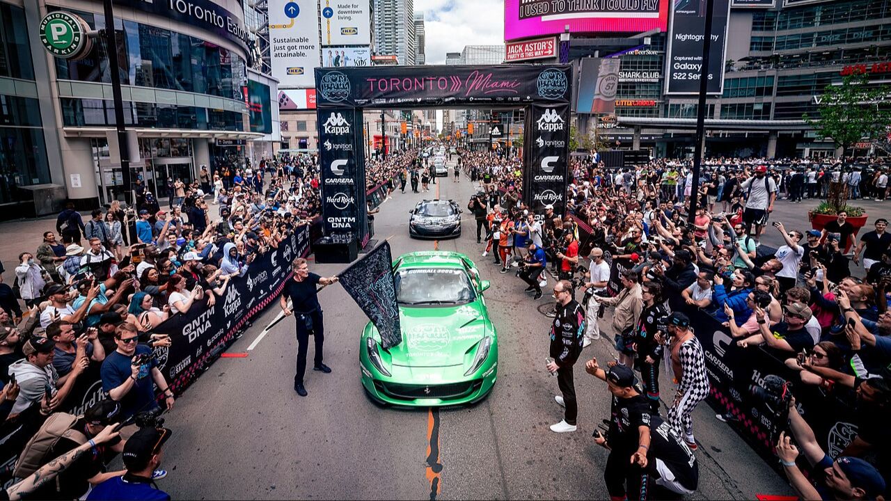 Toronto-Miami Gumball 3000 rally.