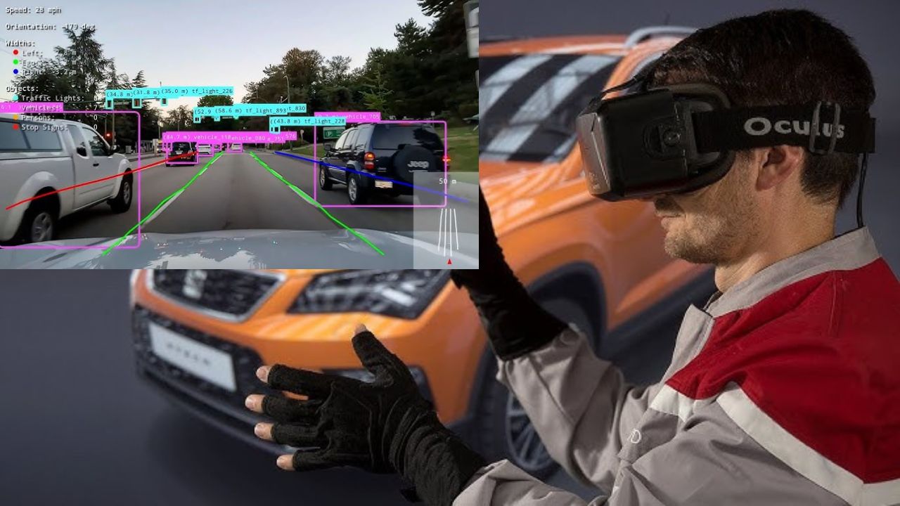 Augmented reality and virtual reality Car Spotting